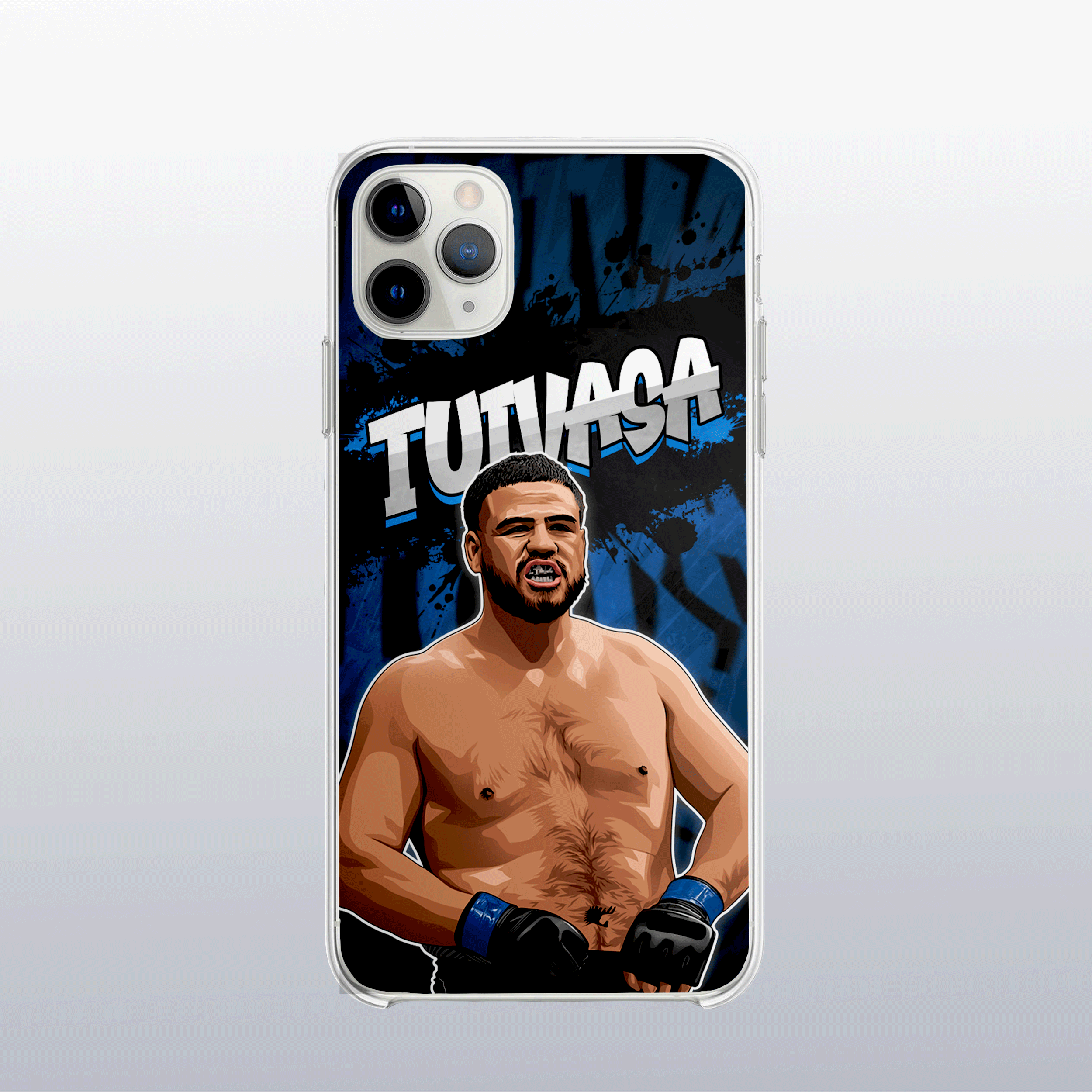 Coque de téléphone Tai Tuivasa – design graff coloré inspiré de l’univers MMA, look urbain et percutant.