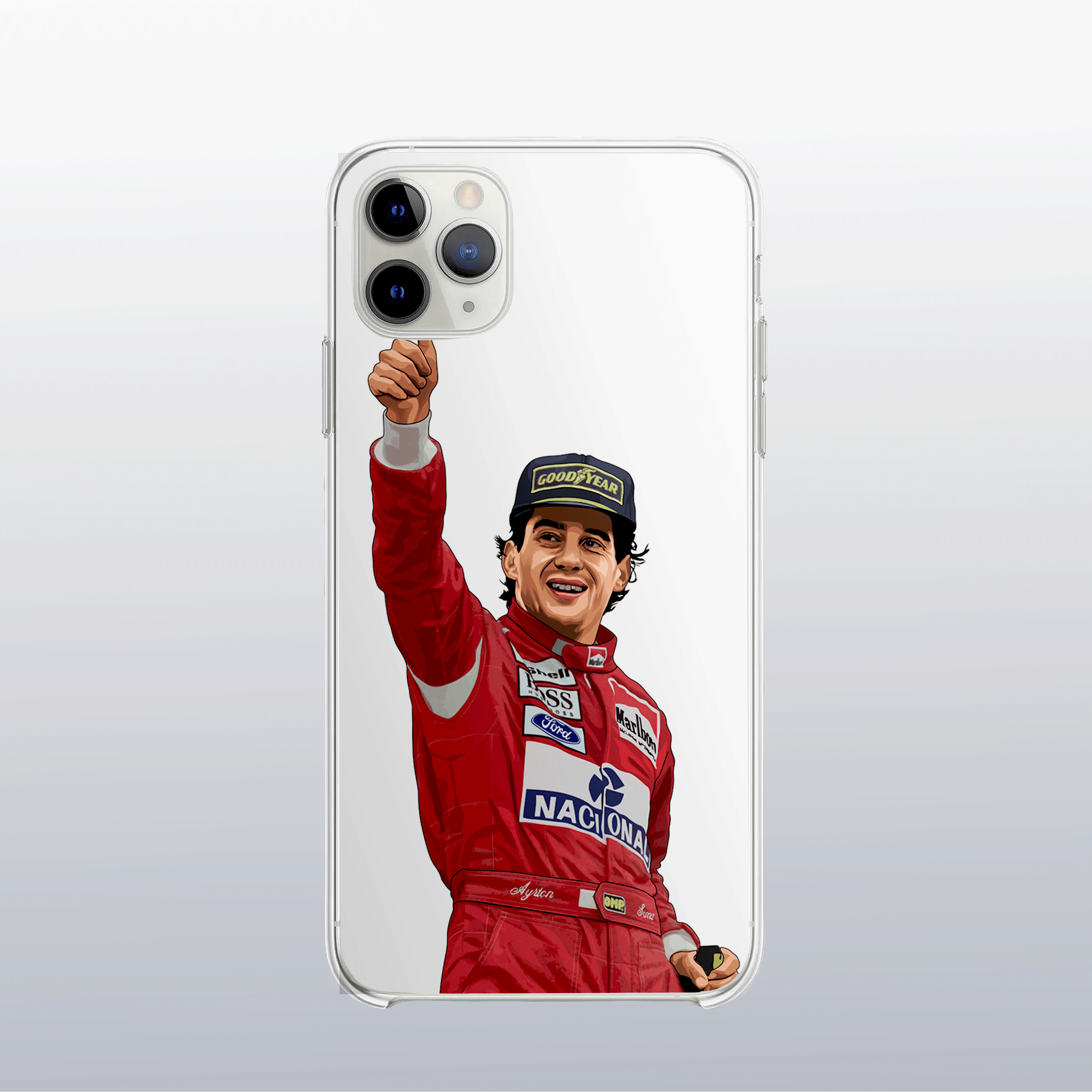 Ayrton Senna - Cubierta del teléfono