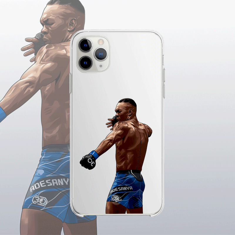 coque téléphone Iphone Huawei Samsung Israel Adesanya