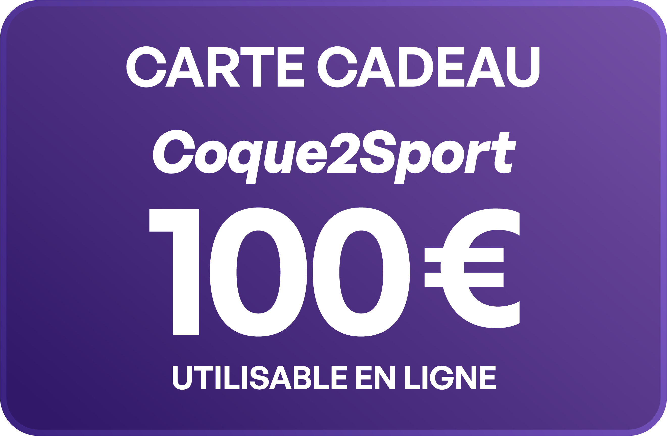 Carte Cadeau Coque2Sport