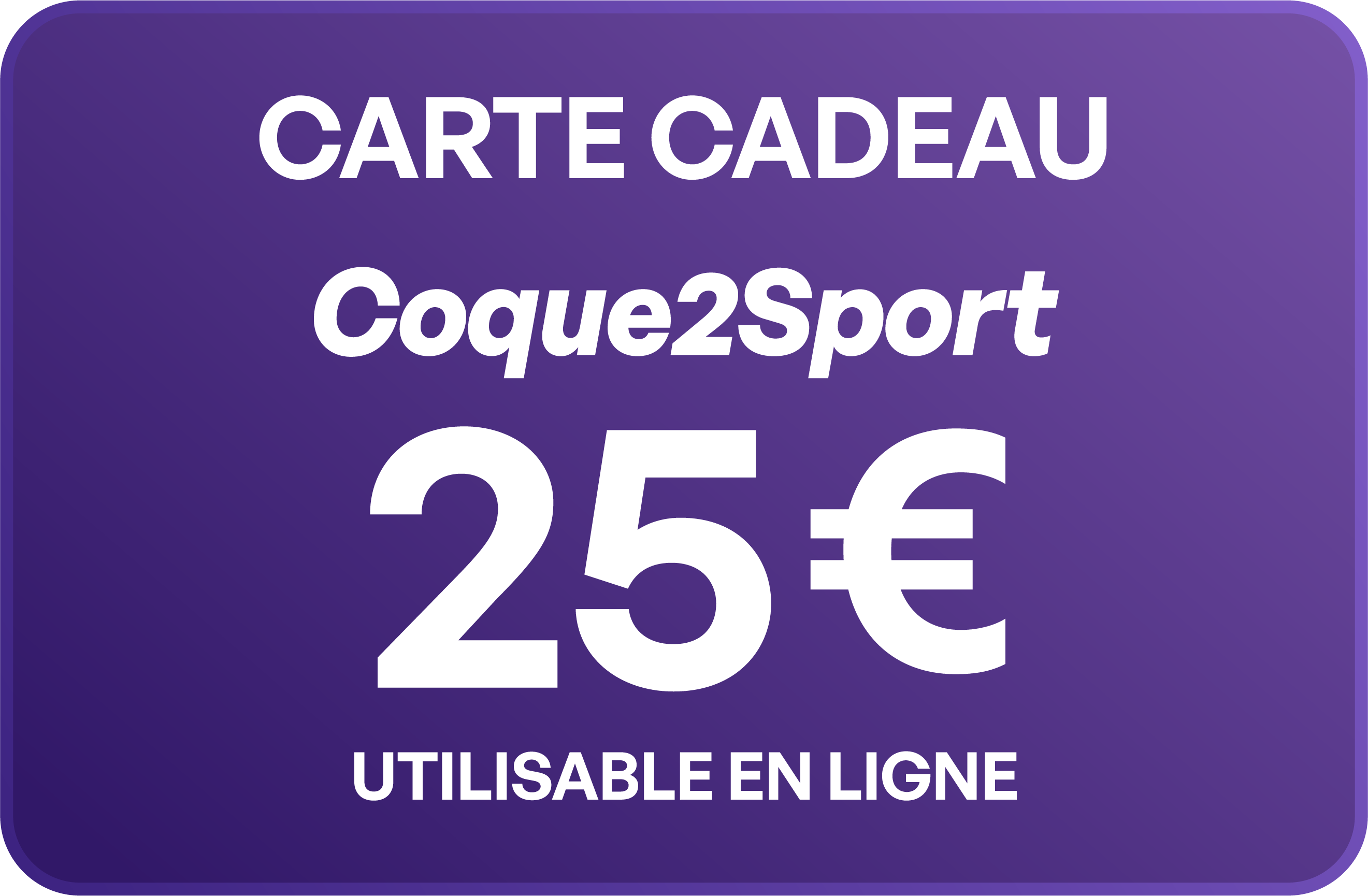 Carte Cadeau Coque2Sport