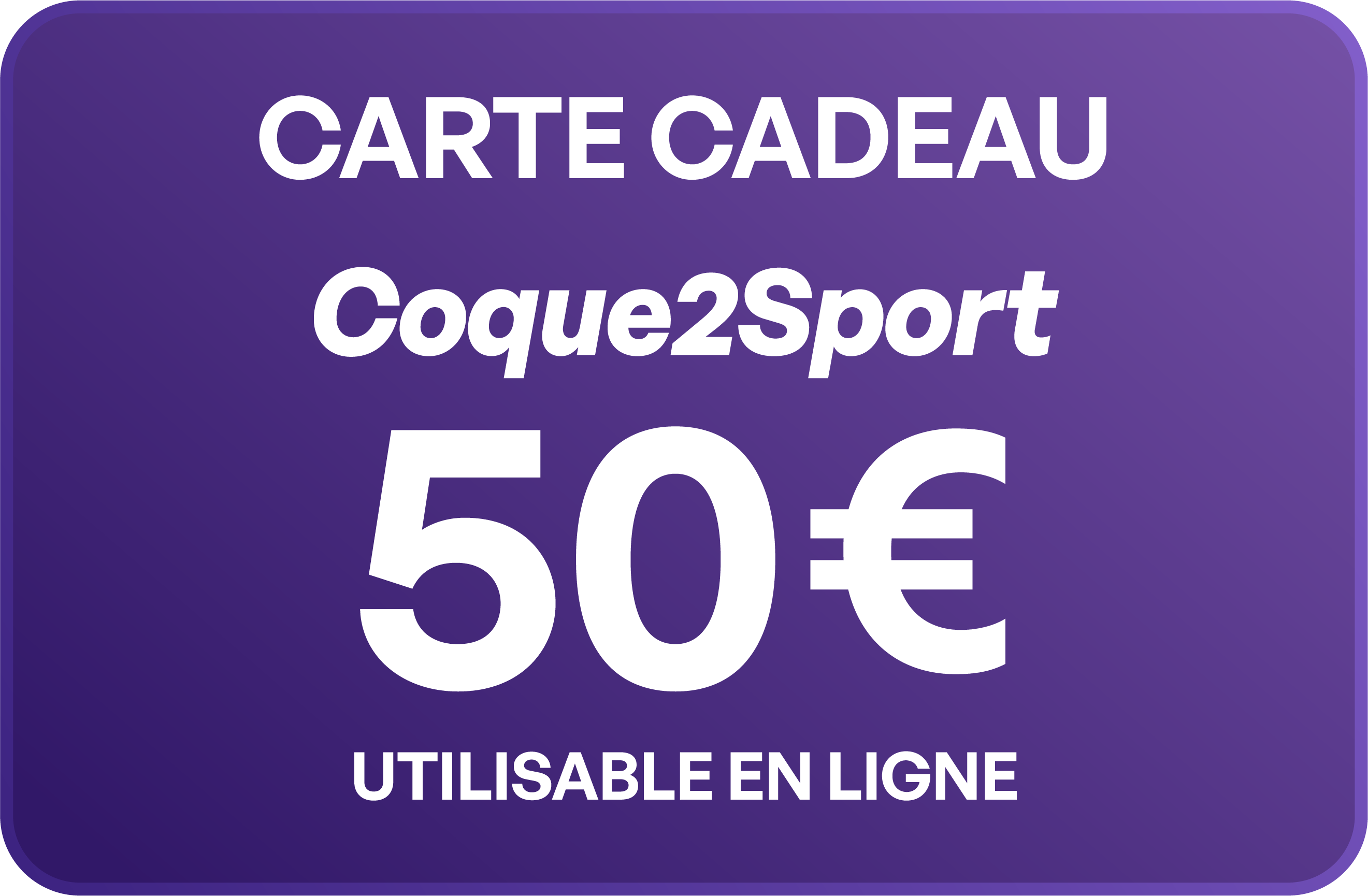 Carte Cadeau Coque2Sport