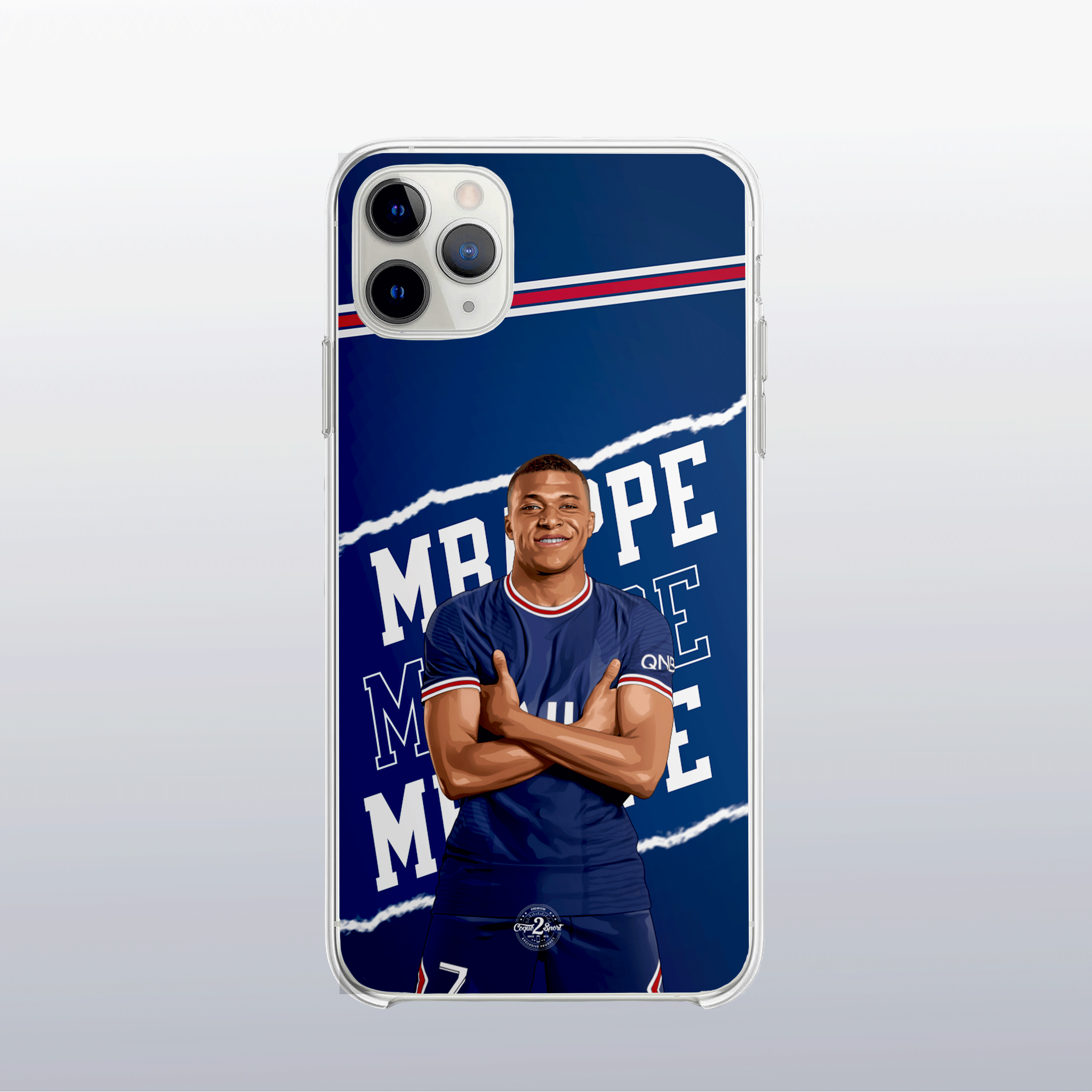 Coque de telephone - Coque2sport Kylian Mbappe psg color