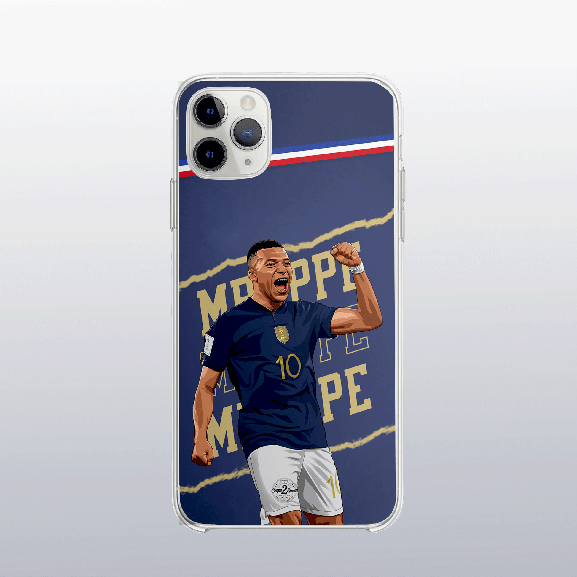 Coque de telephone - Coque2sport Kylian Mbappe france color