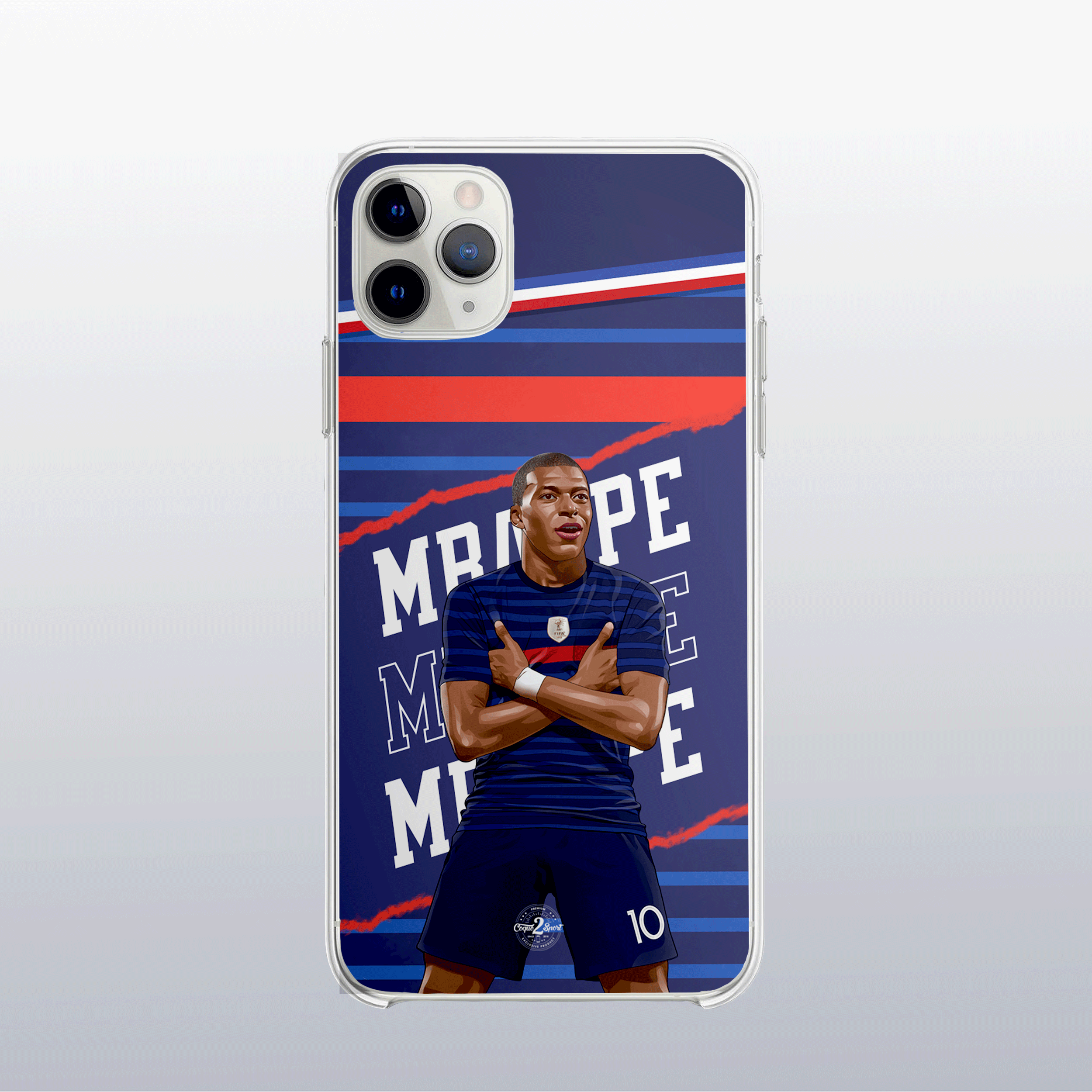 Coque de telephone - Coque2sport Kylian Mbappe france color