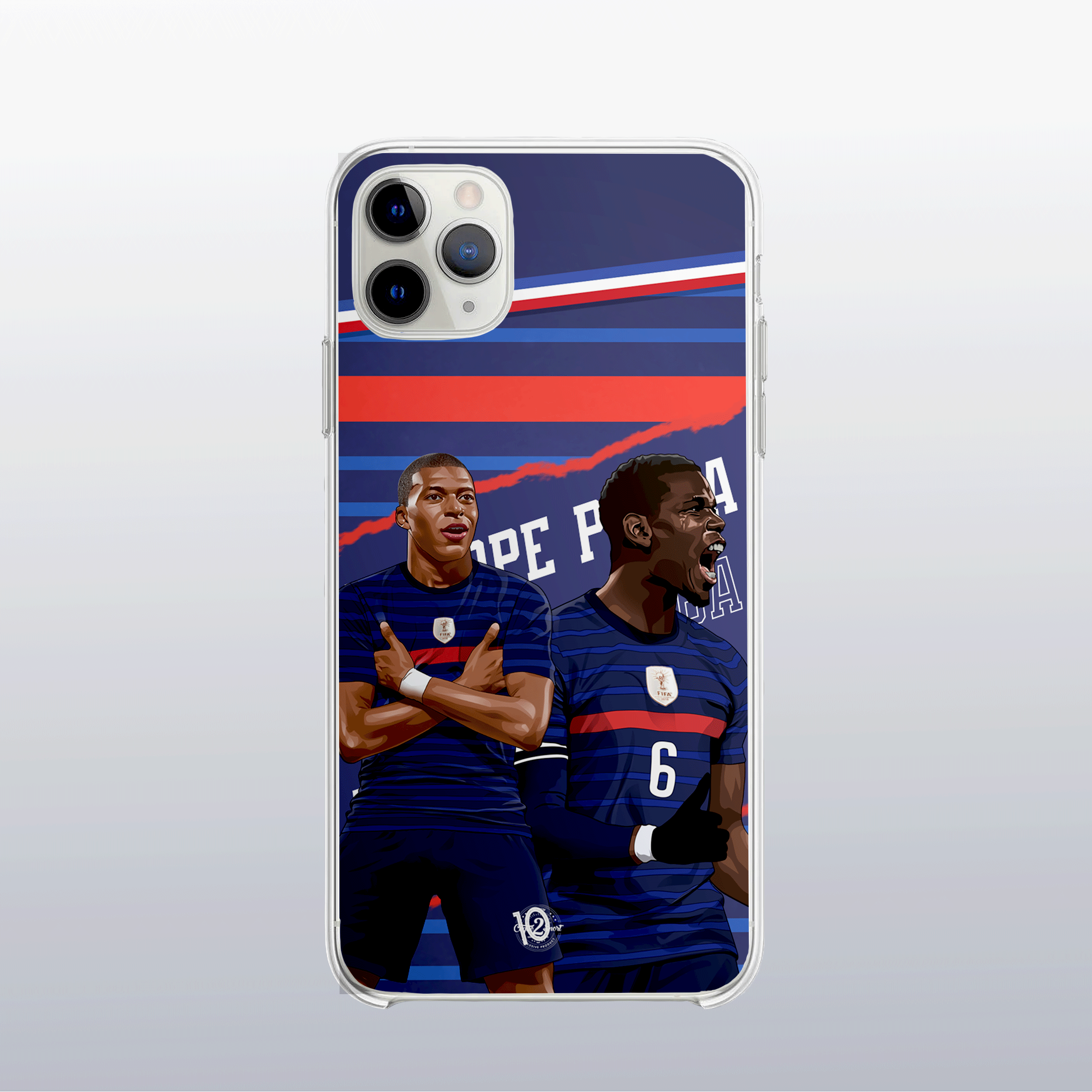 Coque de telephone - Coque2sport Kylian Mbappe pogba color