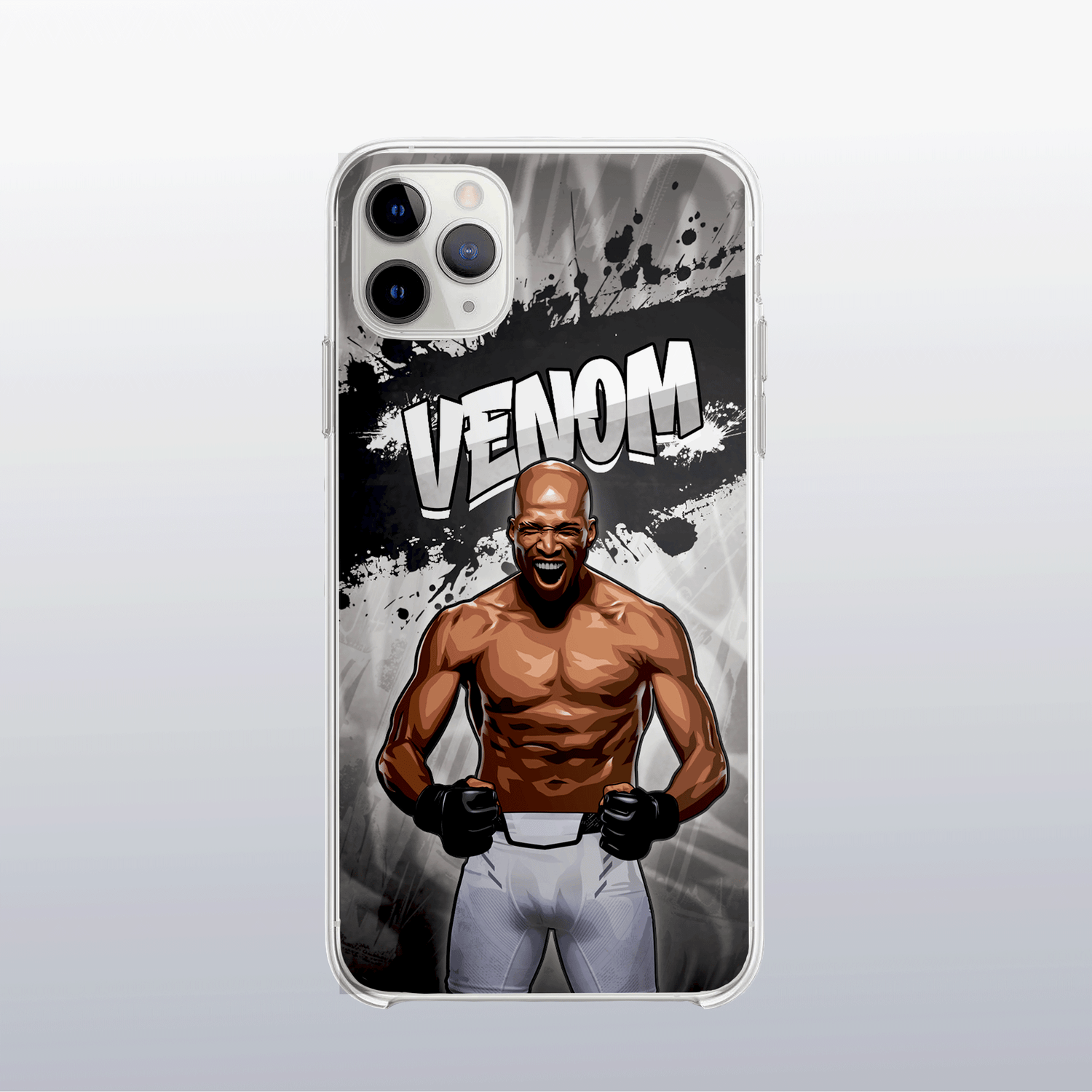Coque de téléphone Michael Venom Page – design graff coloré inspiré de l’univers MMA, look urbain et percutant.