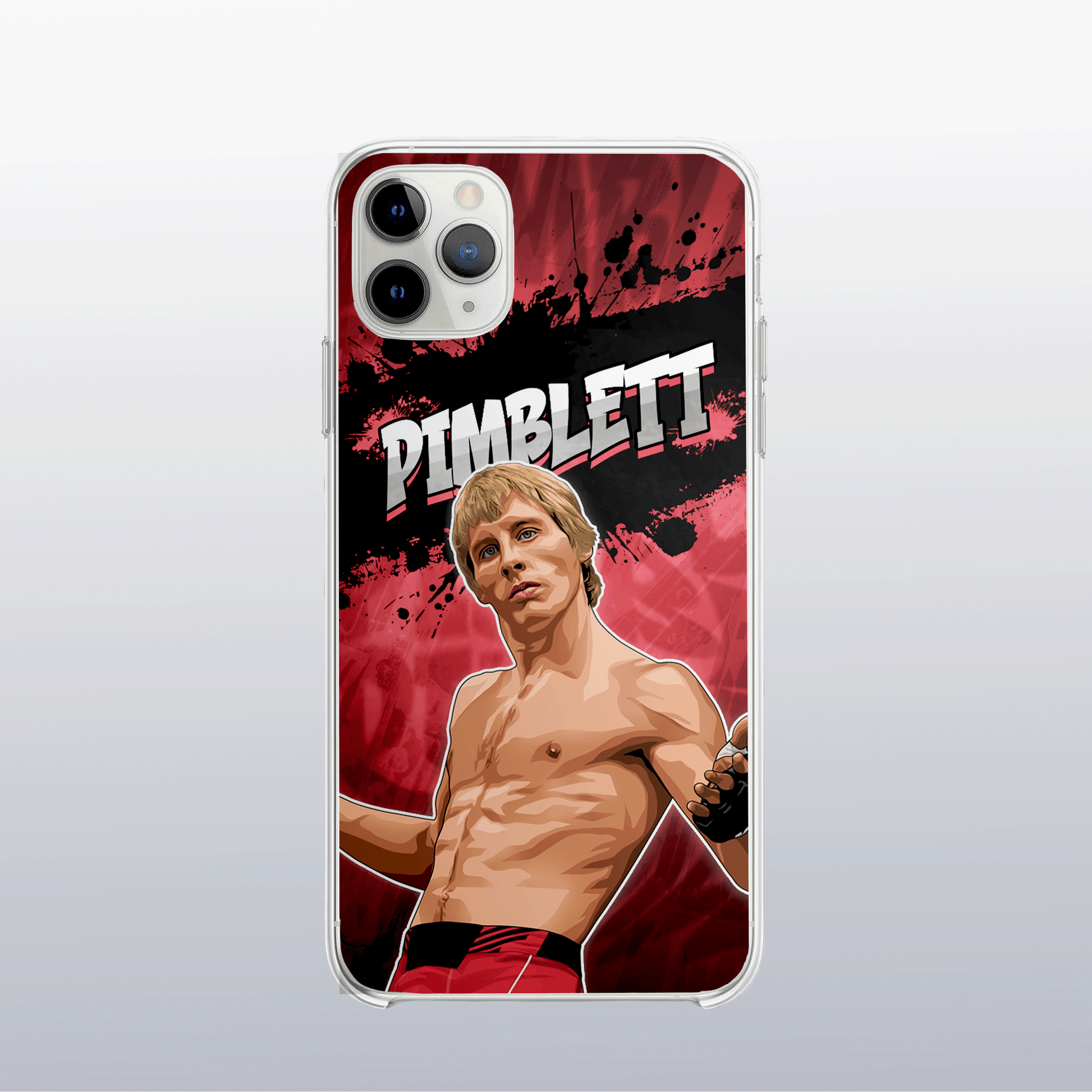 Coque de téléphone Paddy Pimblett – design graff coloré inspiré de l’univers MMA, look urbain et percutant.