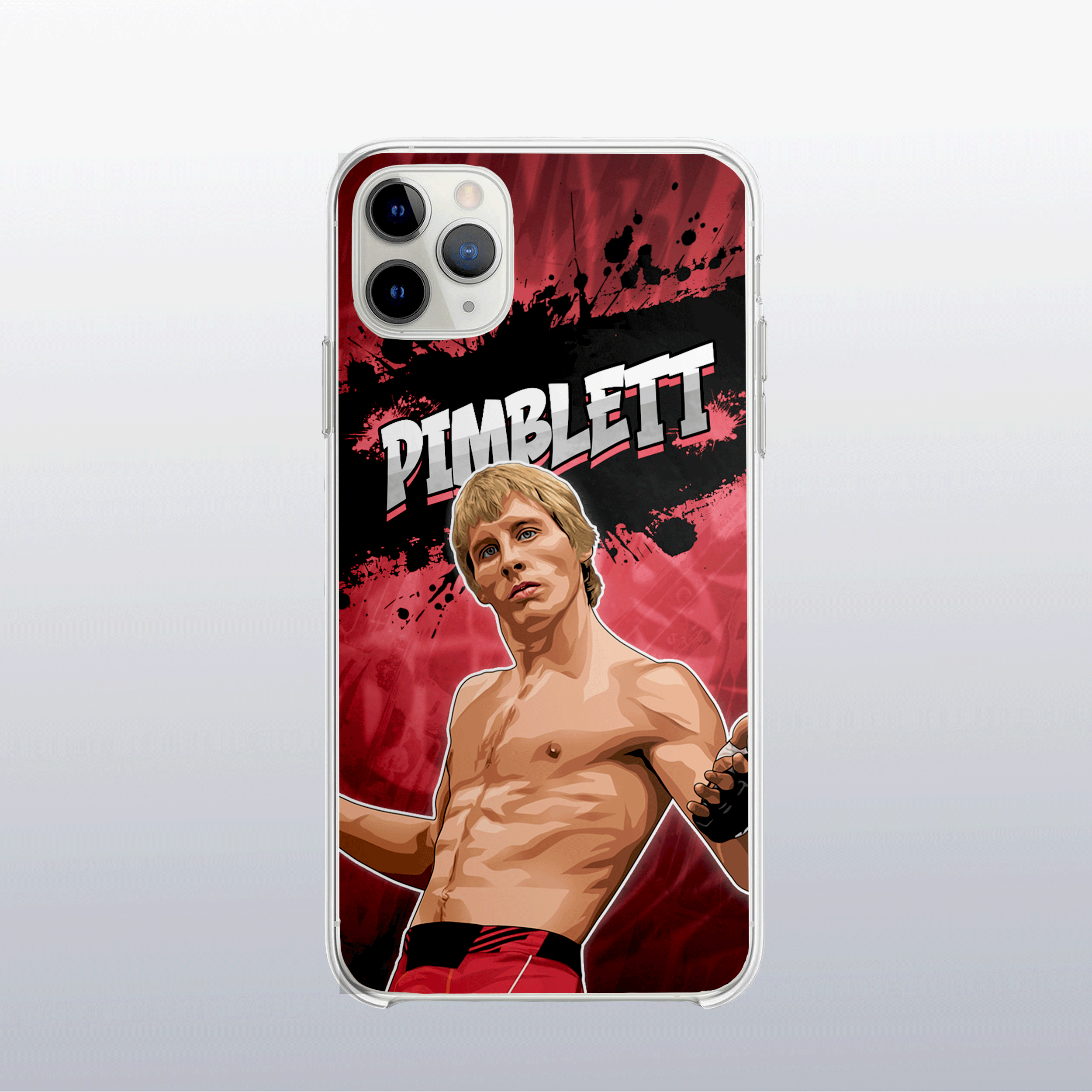 Coque de téléphone Paddy Pimblett – design graff coloré inspiré de l’univers MMA, look urbain et percutant.