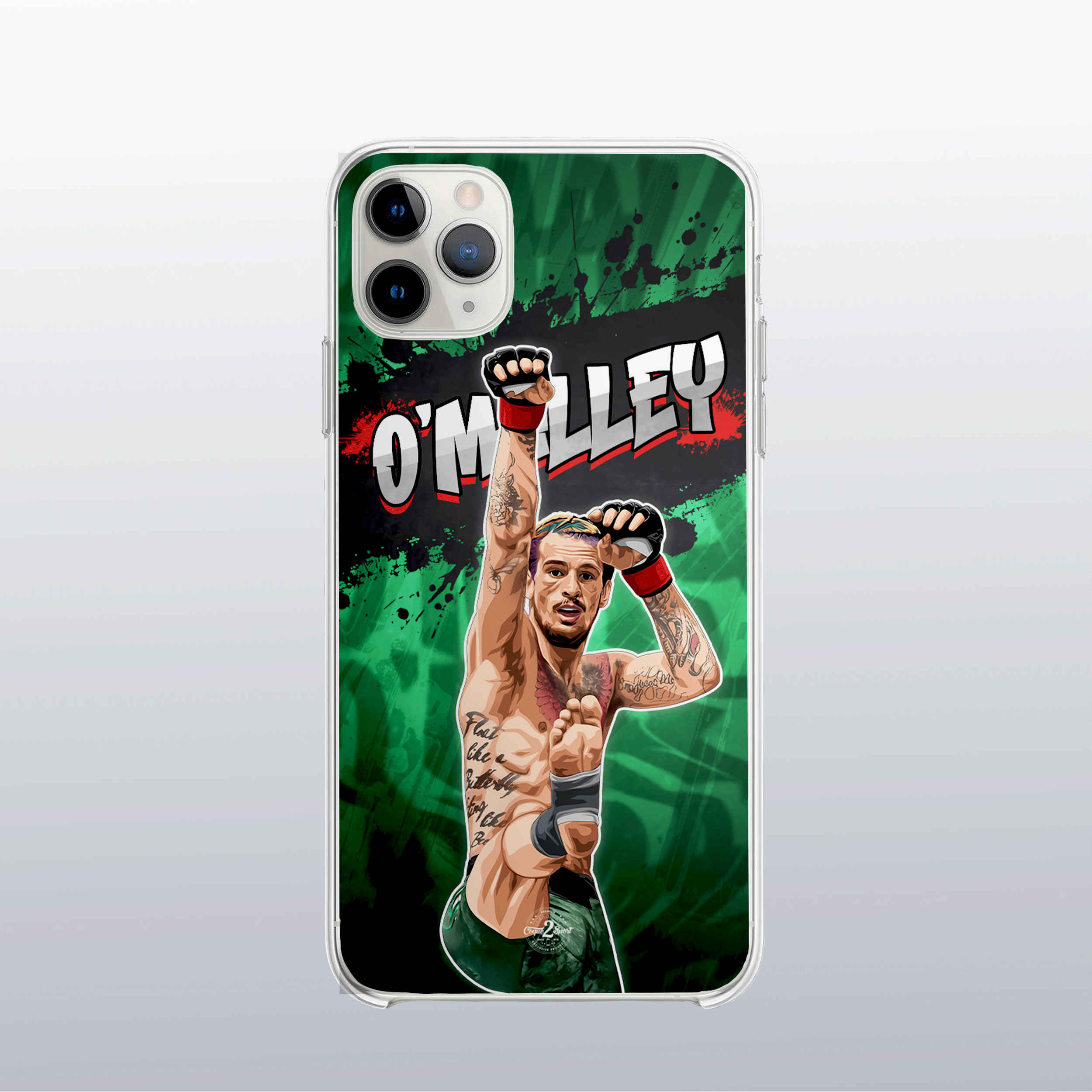 Coque de téléphone Sean O'Malley – design graff coloré inspiré de l’univers MMA, look urbain et percutant.