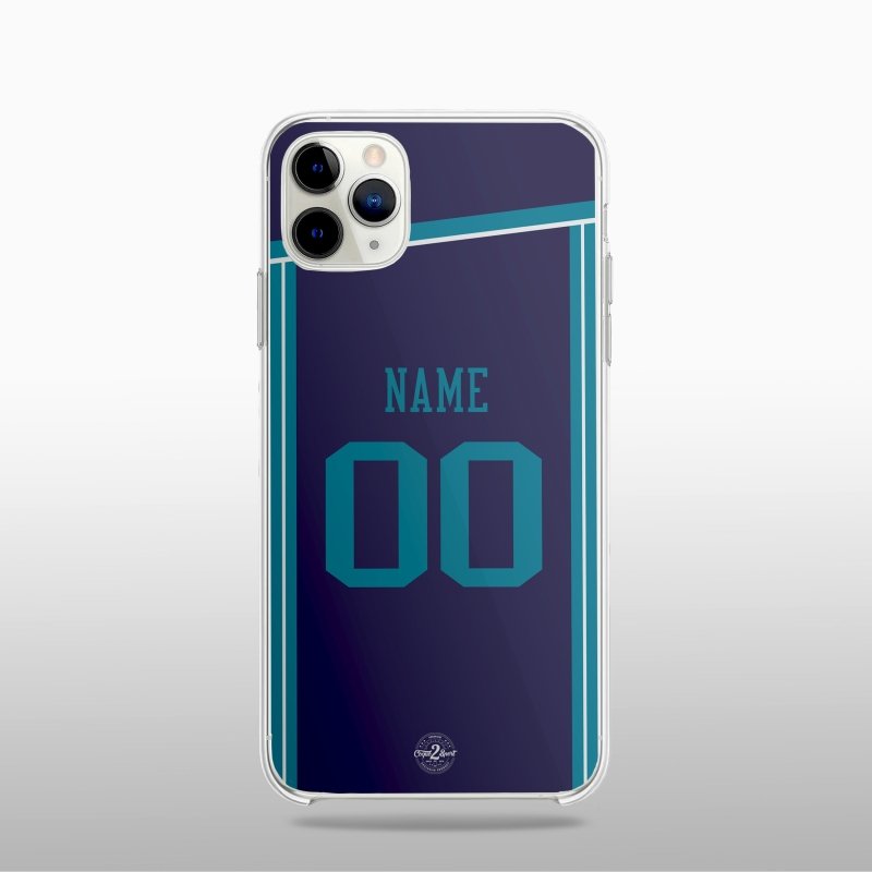 Coque NBA personnalisable Charlotte Hornets – Maillot City Edition avec design inspiré de l’identité locale.