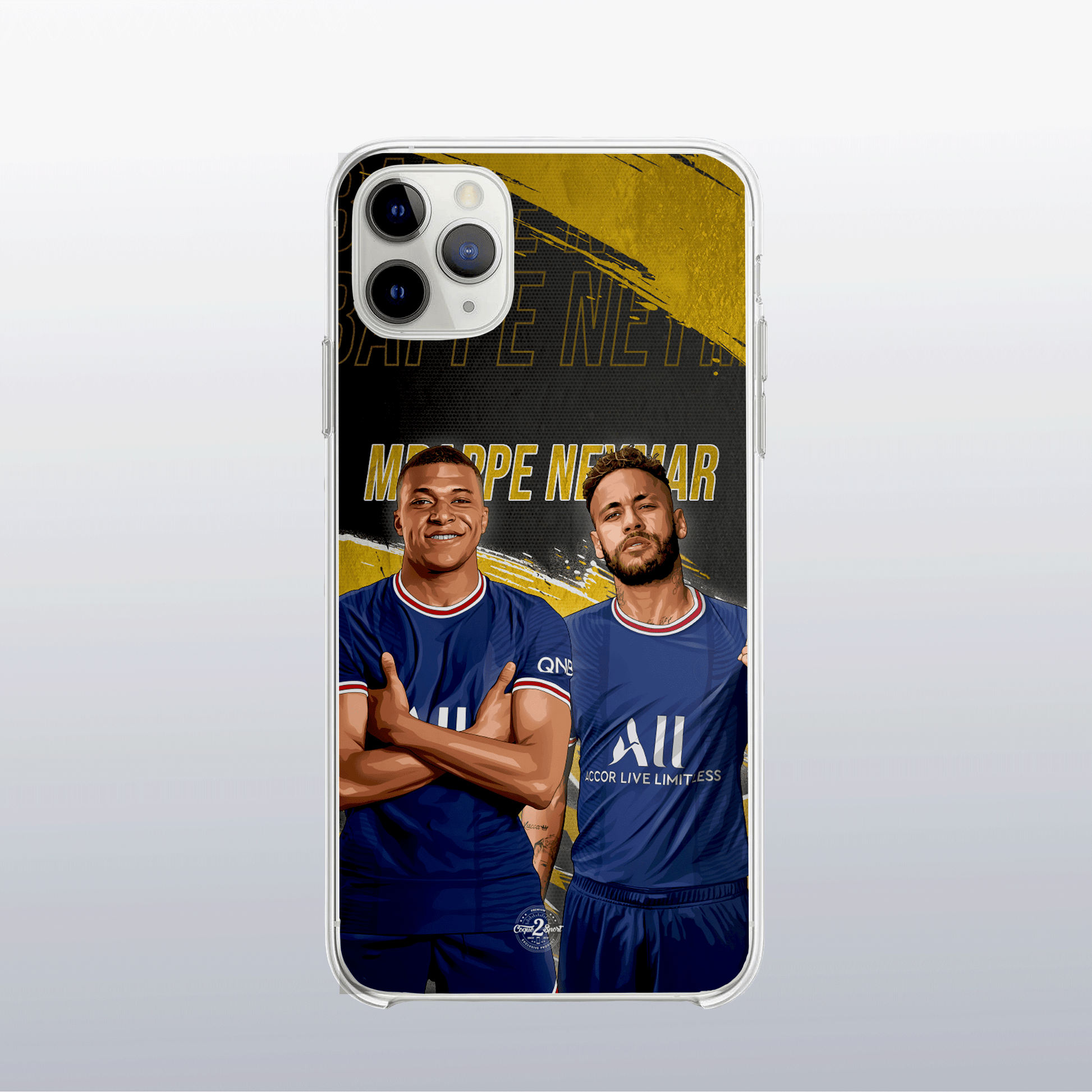Coque de telephone - Coque2sport Kylian Mbappe neymar gold