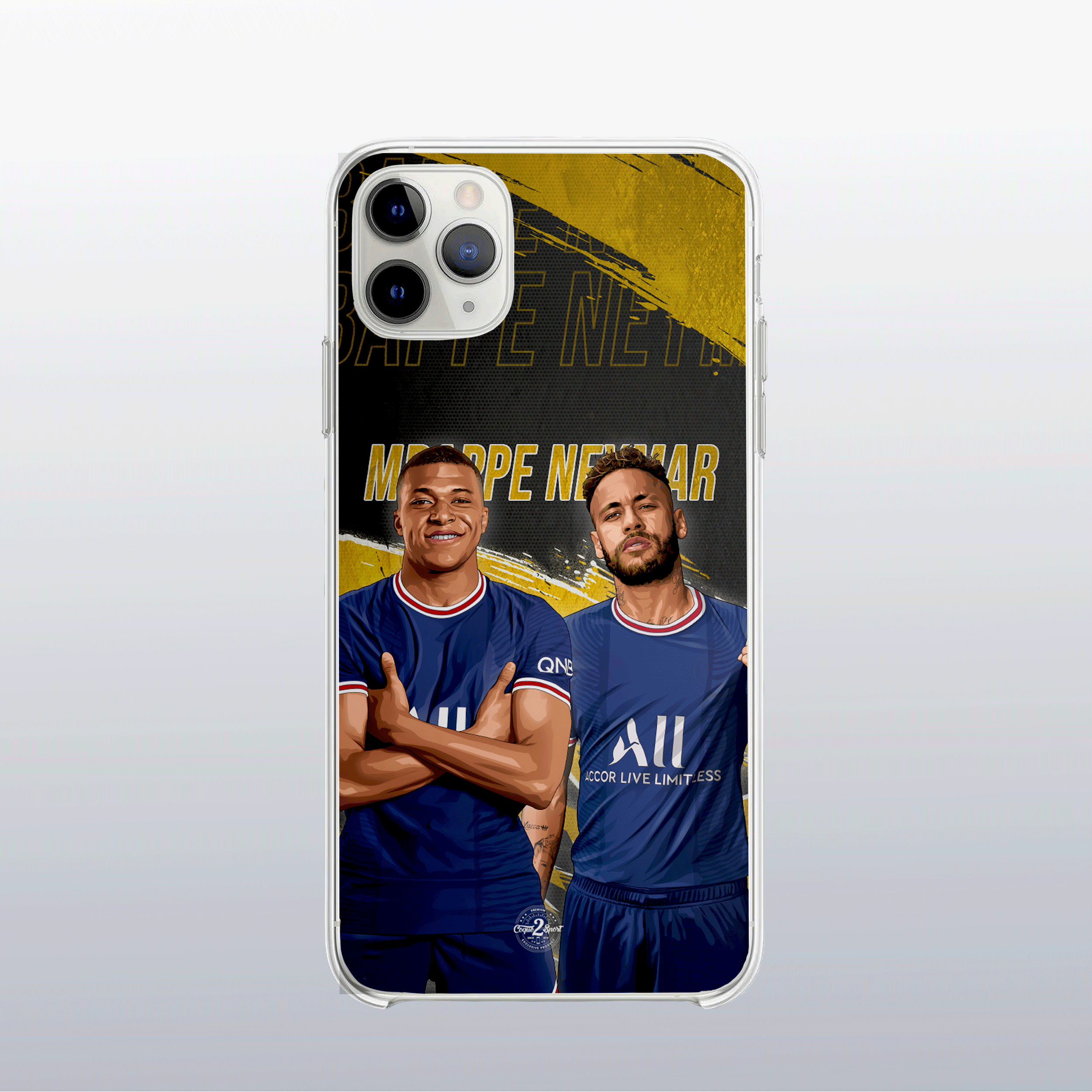 Coque de telephone - Coque2sport Kylian Mbappe neymar gold