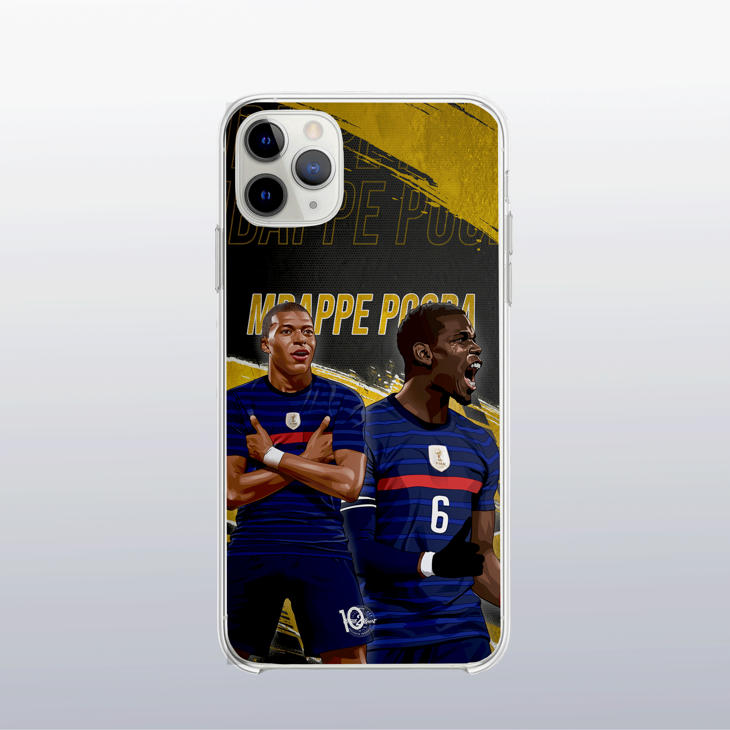 Coque de telephone - Coque2sport Kylian Mbappe pogba gold
