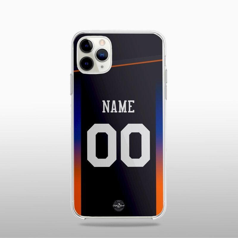 Coque NBA personnalisable New York Knicks – Maillot City Edition avec design inspiré de l’identité locale.