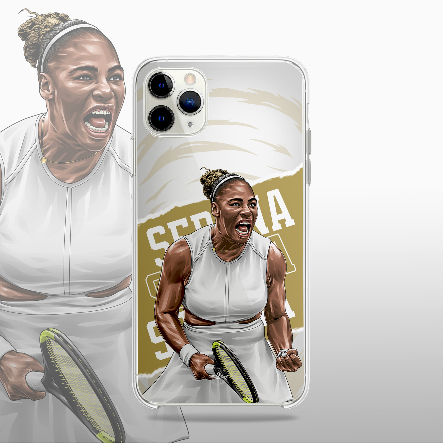 coque téléphone Iphone Huawei Samsung Serena Williams